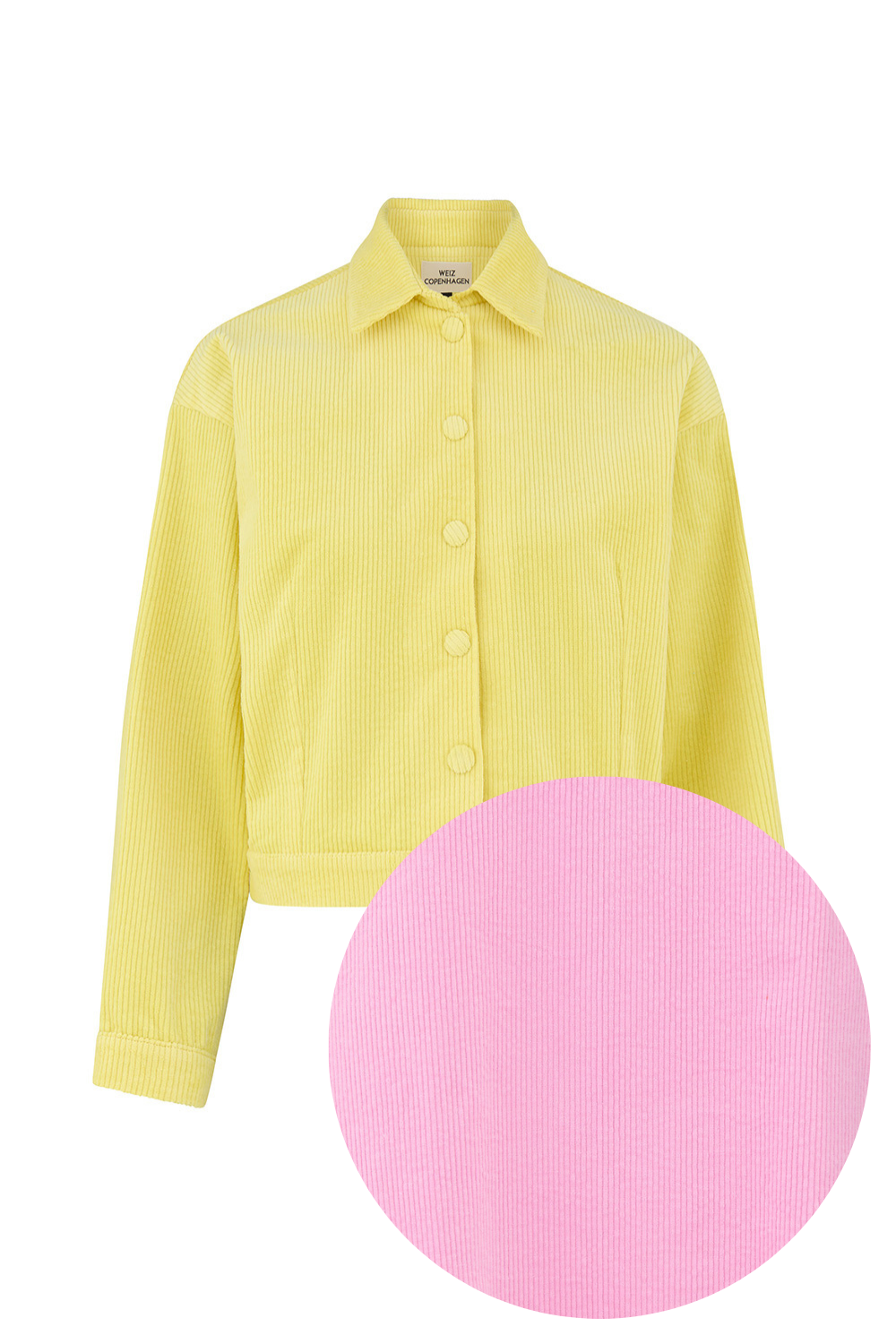 Lizy jacket baby pink corduroy