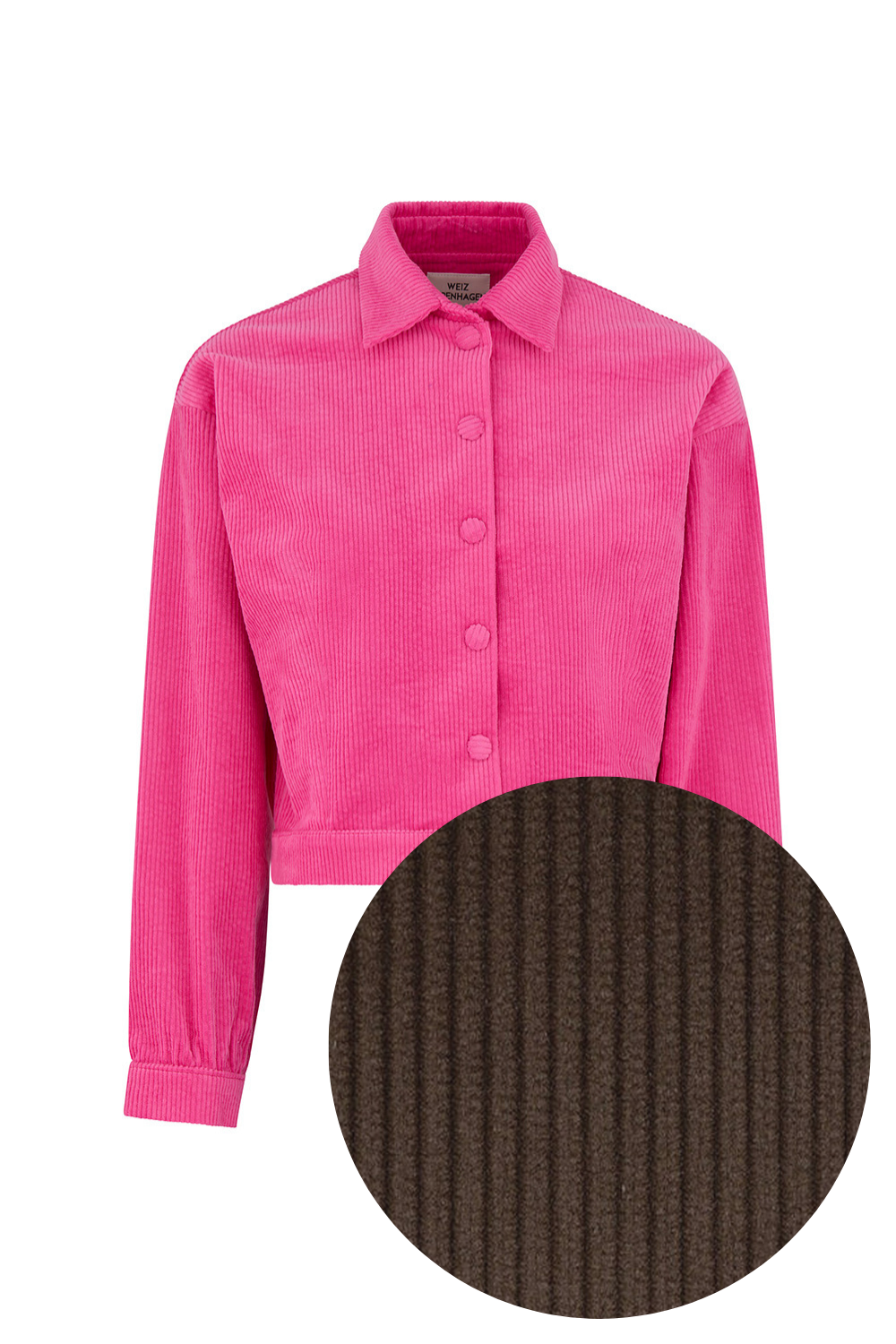 Lizy jacket dark brown corduroy