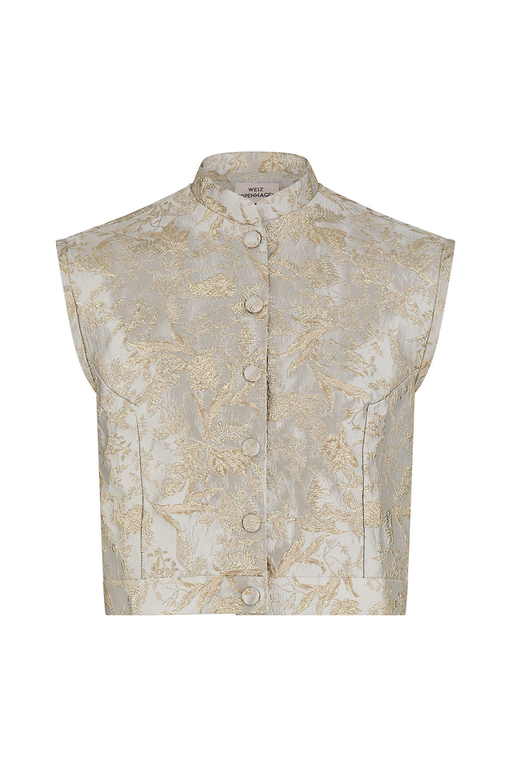 Lizy vest gold brocade