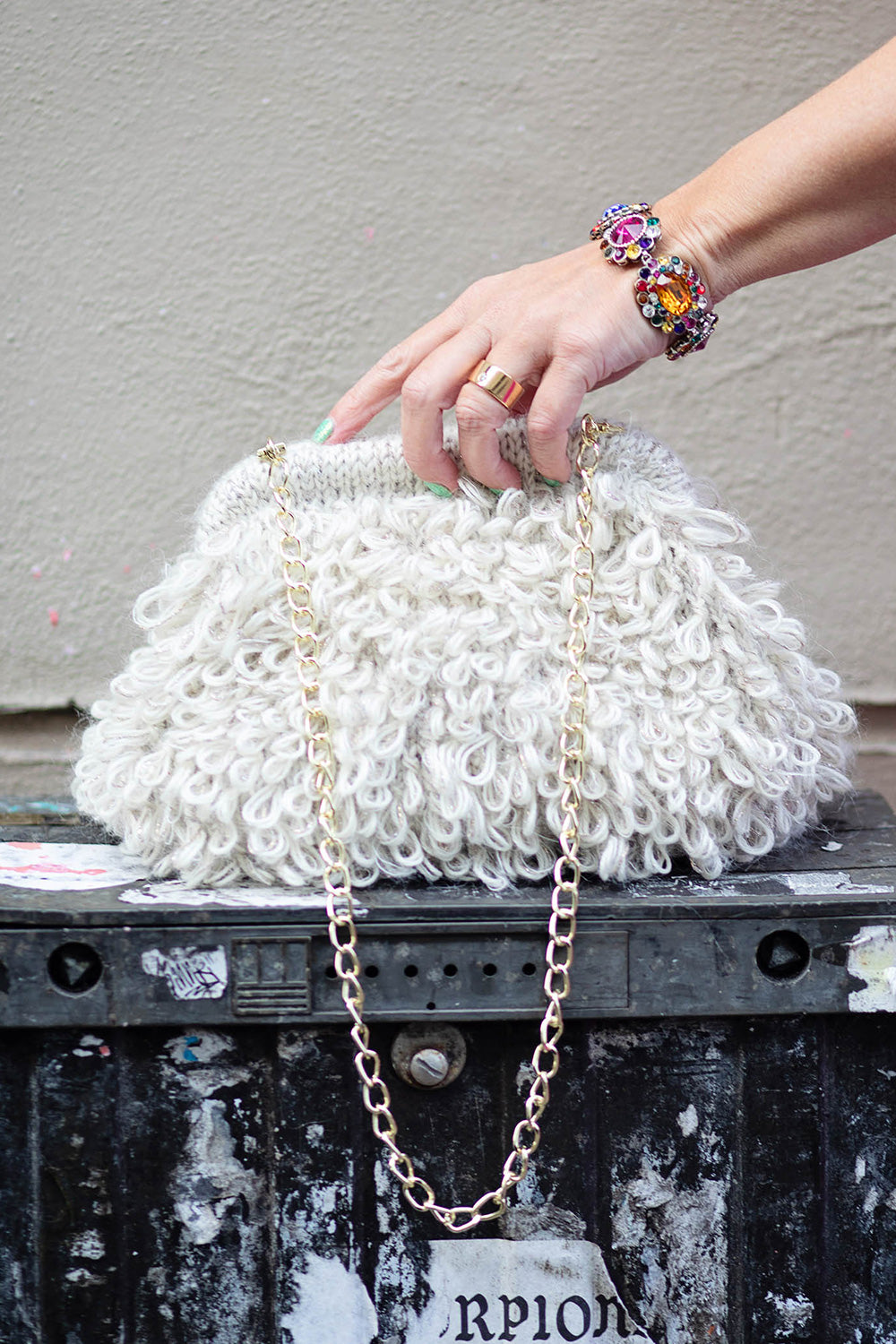 Loopie bag strikke-kit