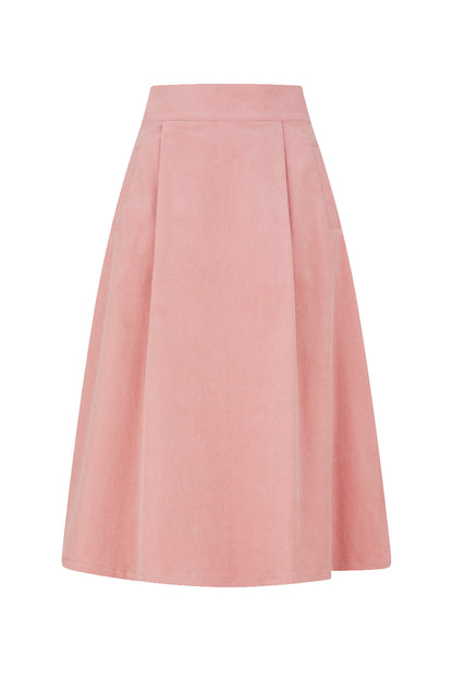 Merle skirt old rose corduroy