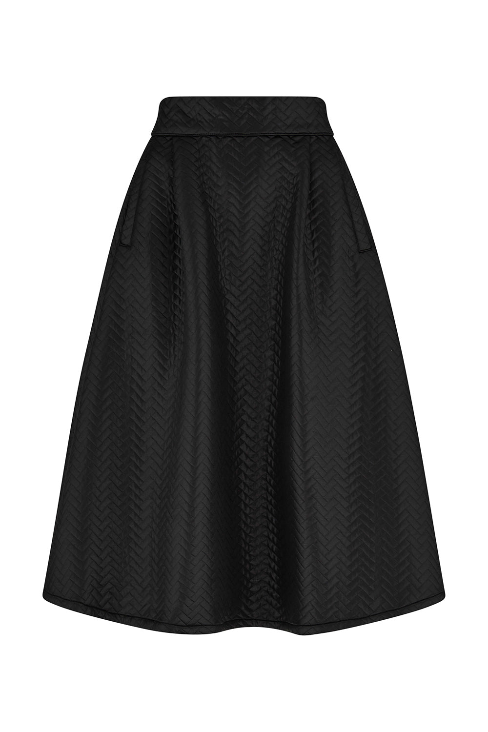 Merle skirt black quilt.