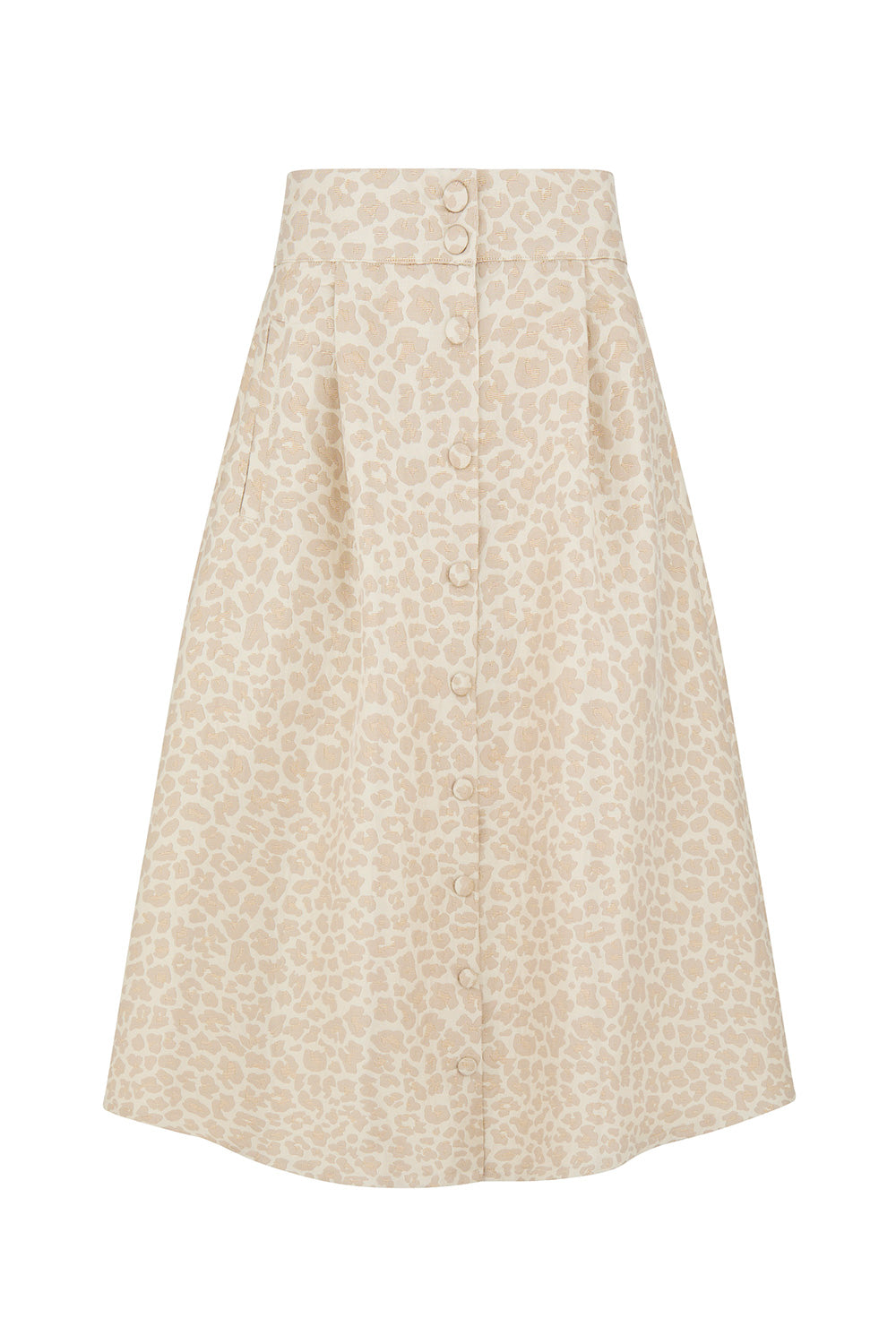 Merle skirt golden jacquard