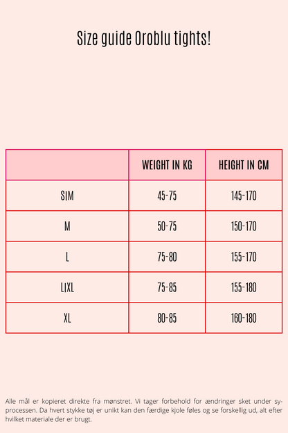 Ensfarvede strømpebukser brown 4