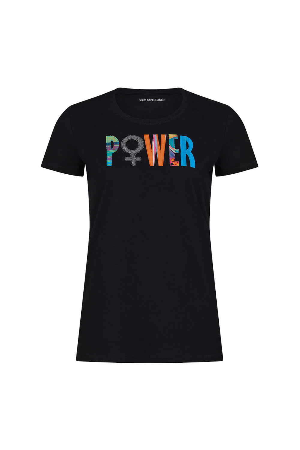Upcycled POWER T-shirt black