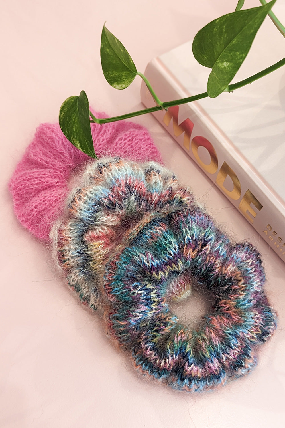 Patch scrunchie strikke-kit