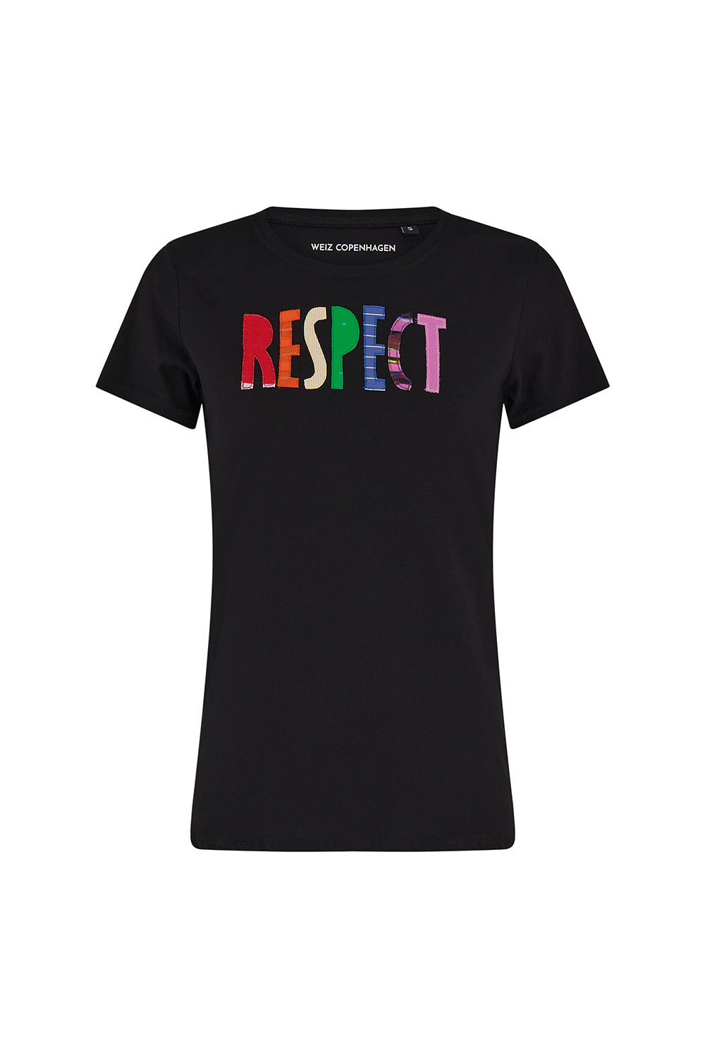 Upcycled RESPECT T-shirt black