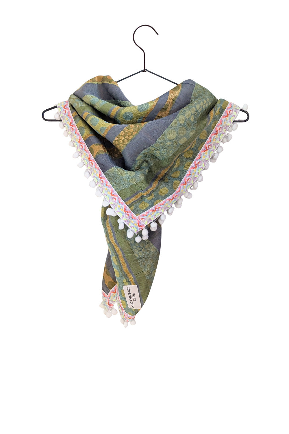 Deadly green &amp; white scarf