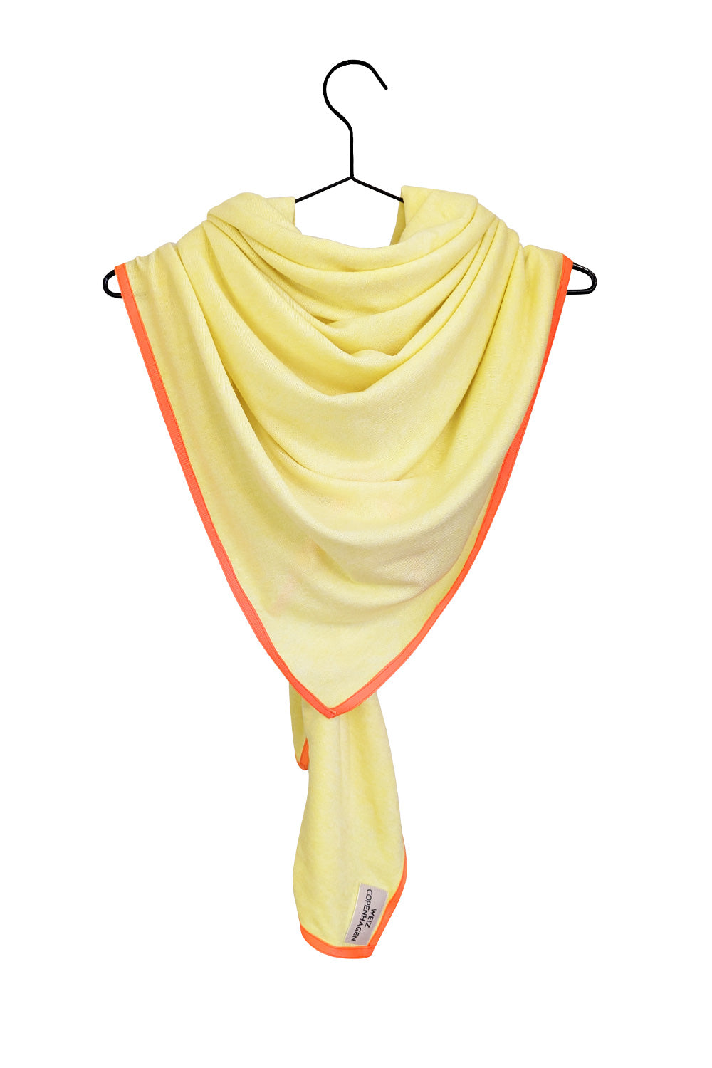 Yellow &amp; neon orange scarf