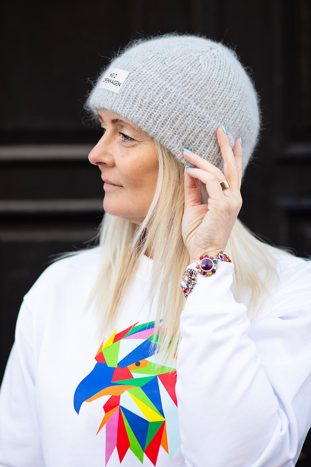 Andy hue Mohair edition strikke-kit