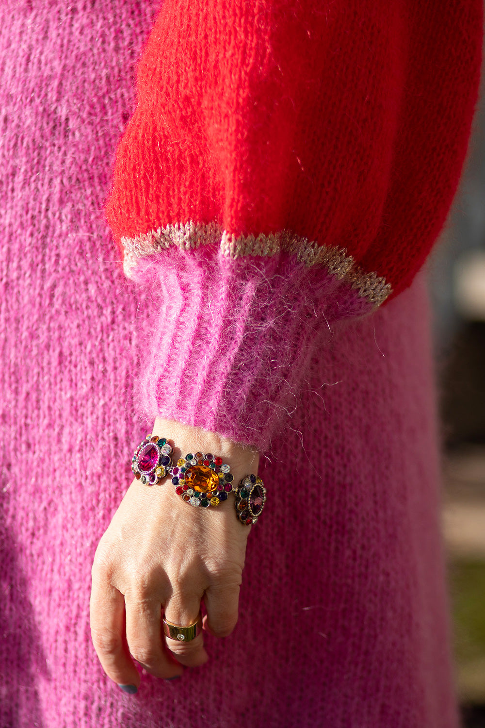 Anna dress knitting kit