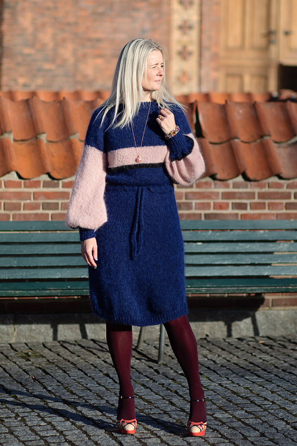 Anna dress knitting kit