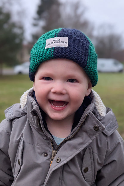 Cirkus hue kids size strikke-kit