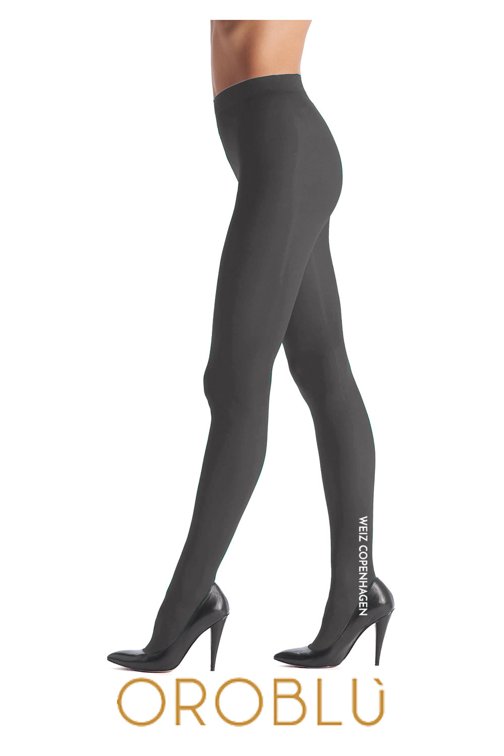 Ensfarvede strømpebukser Metal 1