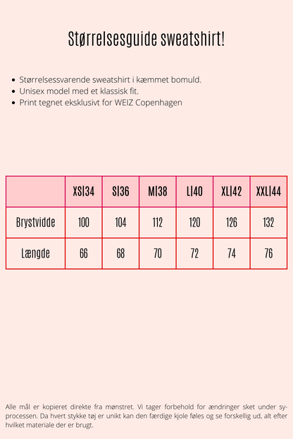 Upcycled SUPERWOMAN sweatshirt baby pink