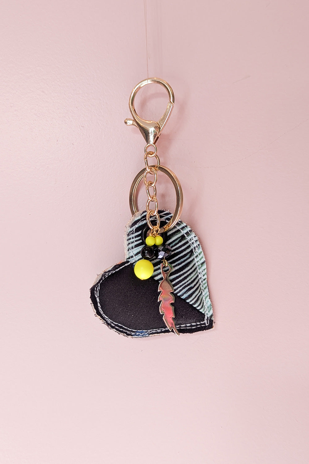 Up-cycled heart charms