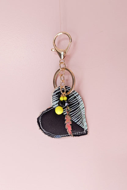 Up-cycled heart charms