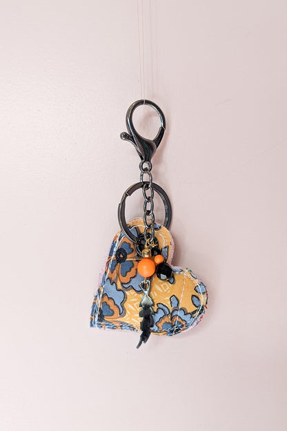 Up-cycled heart charms