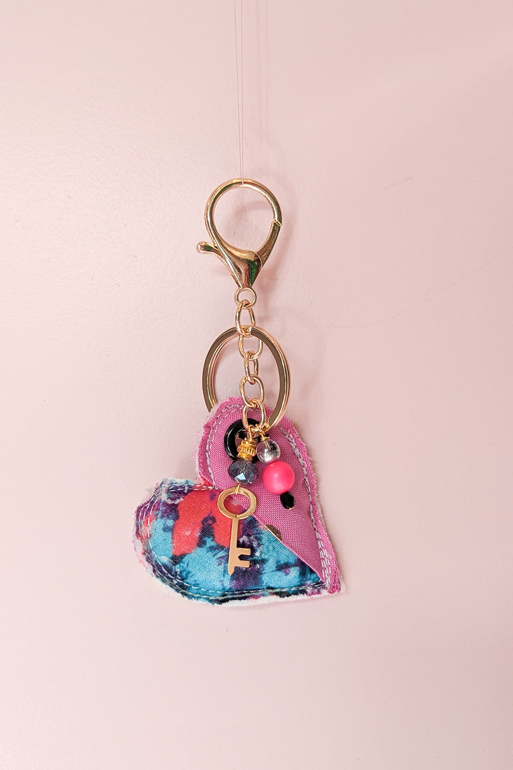 Up-cycled heart charms