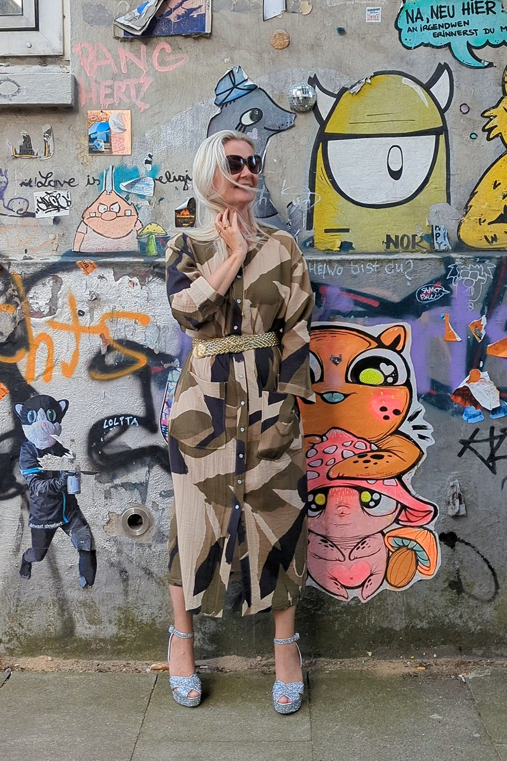 Vega kjole camouflage