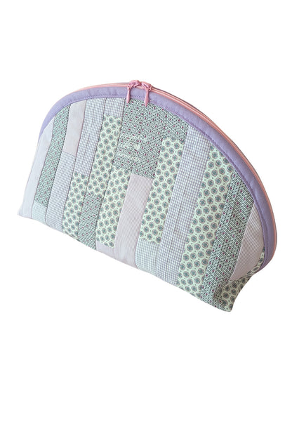 Upcycled maxi toiletry bag
