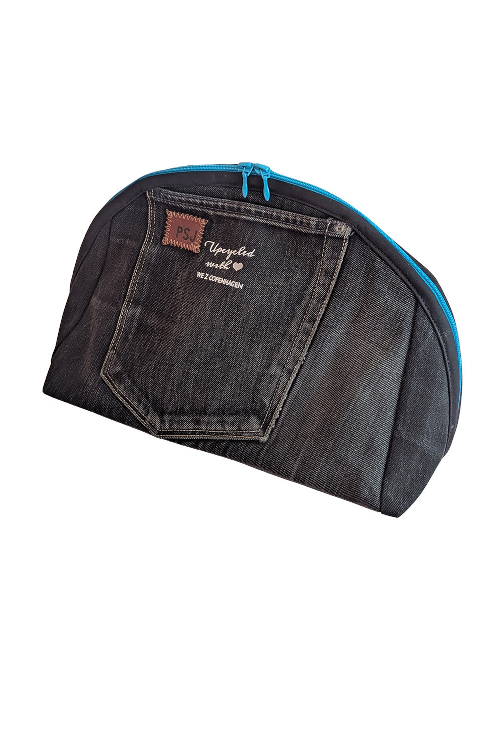 Upcycled maxi toiletry bag