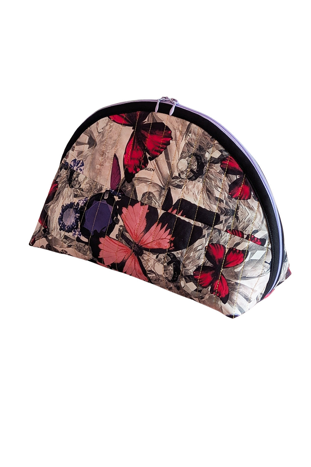 Upcycled maxi toiletry bag