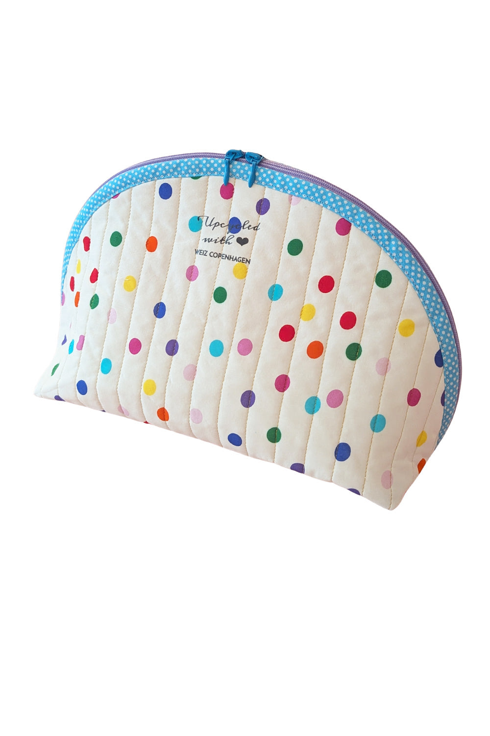 Upcycled maxi toiletry bag