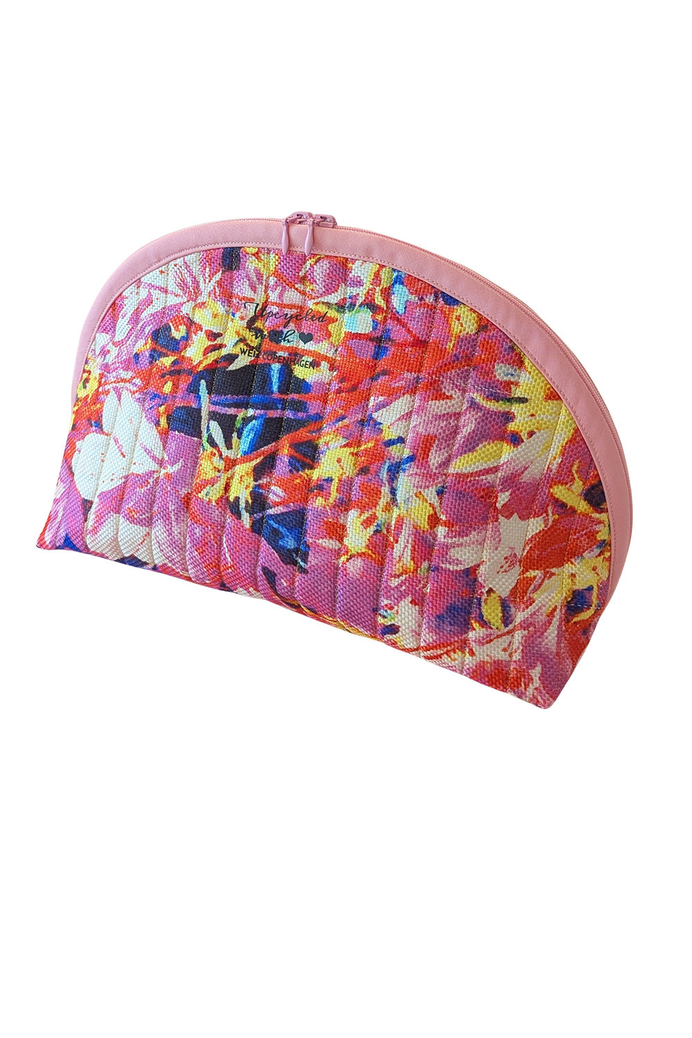 Upcycled maxi toiletry bag