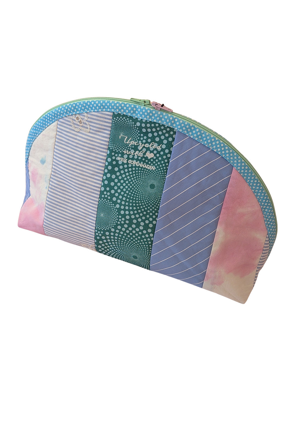 Upcycled maxi toiletry bag