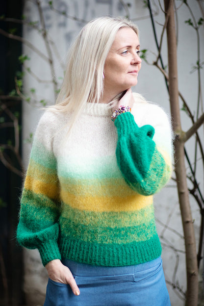 Anna sweater ombré edition strikke-kit