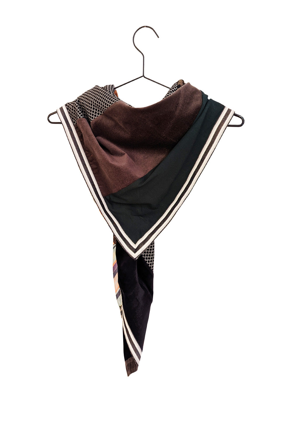 Up-cycled Patch unika scarf 