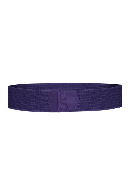 Waist stretch belt purple