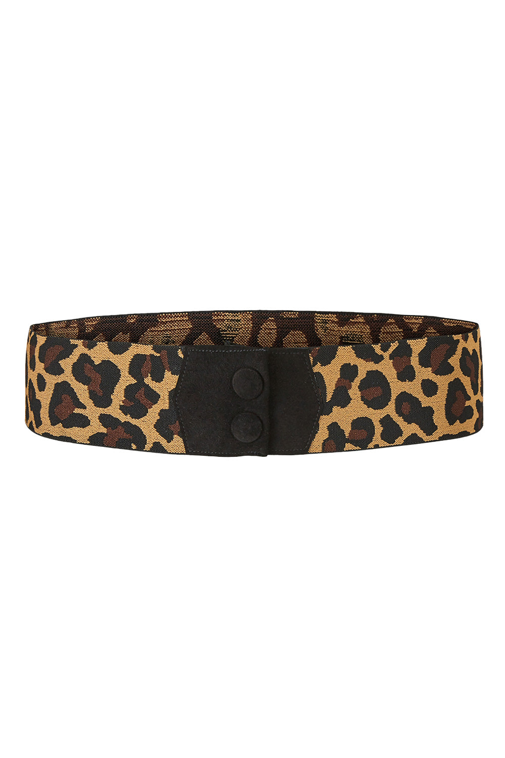 Waist stretch belt leopard