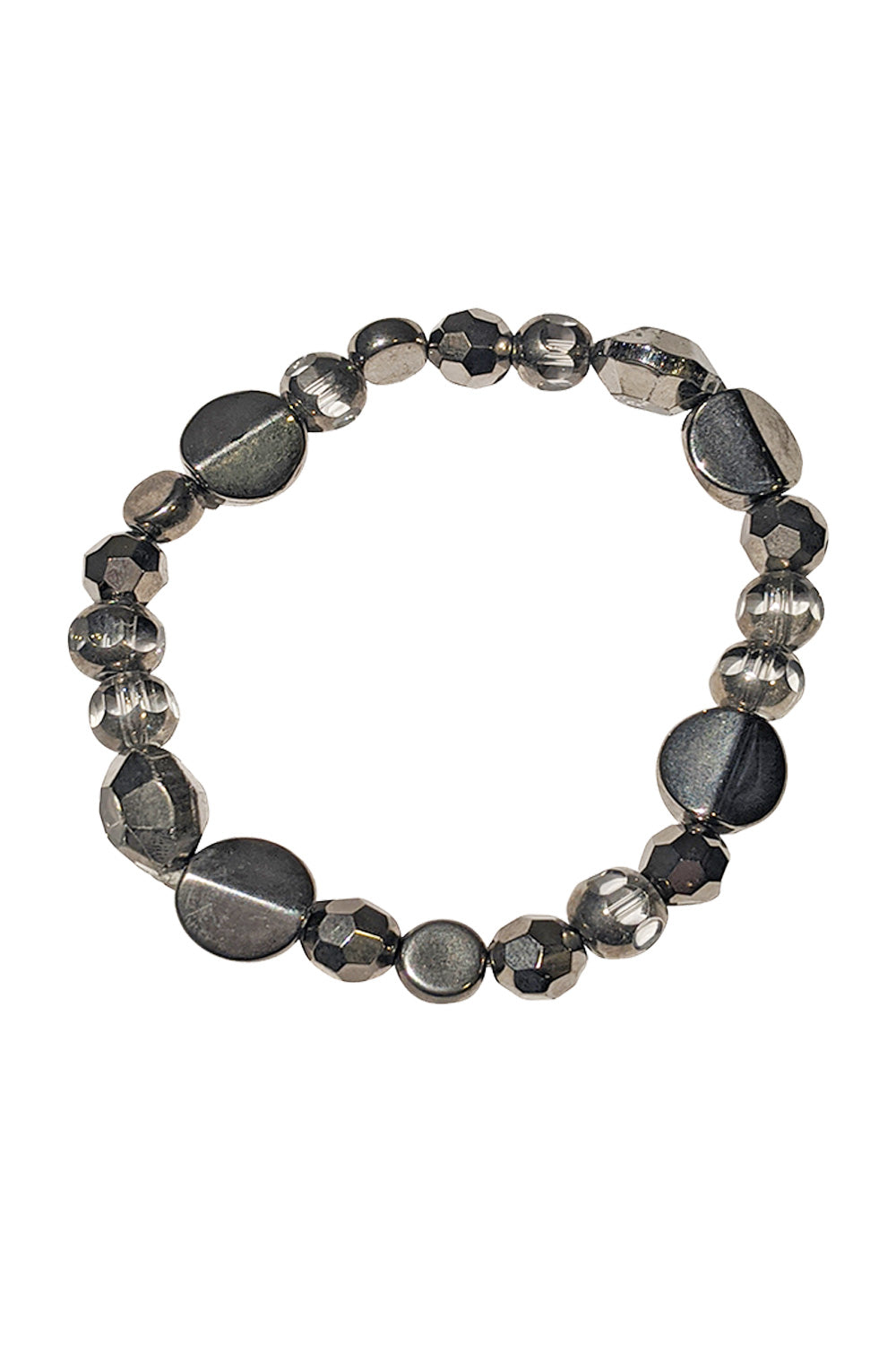 Facetto bracelet silver-mix