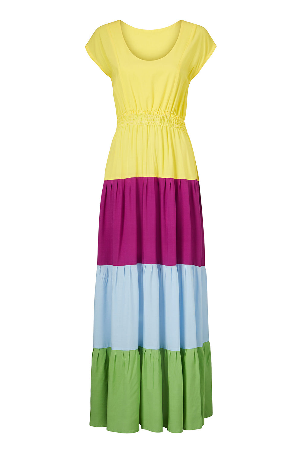 Maggie My maxi dress colour block
