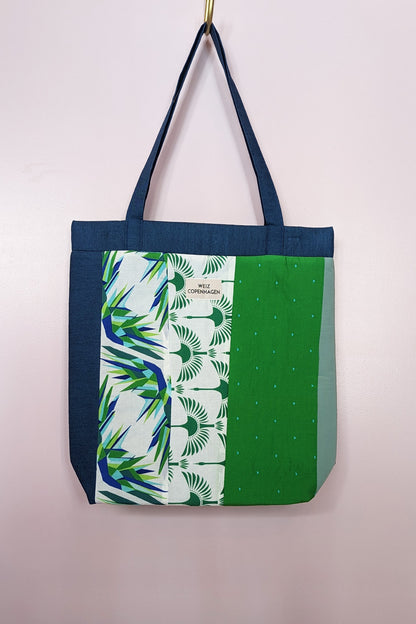 Up-cycled Patch tote bag