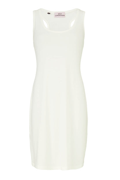 Stella slip dress ecru