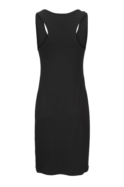 Stella slip dress black