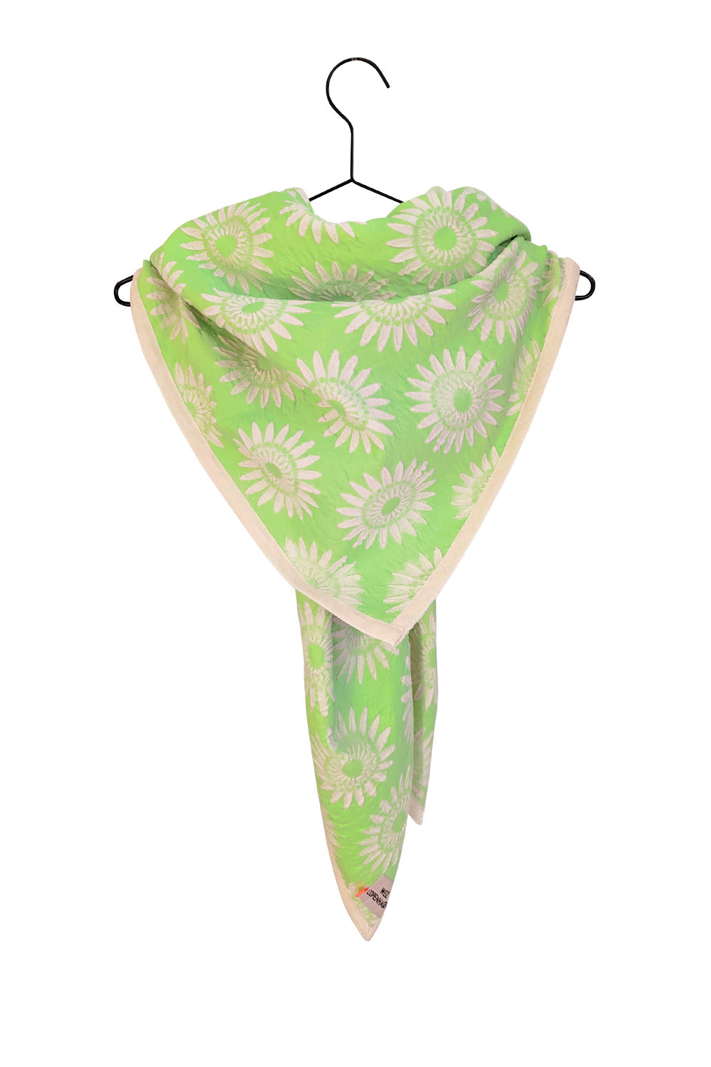 Limited edition Green flowers scarf